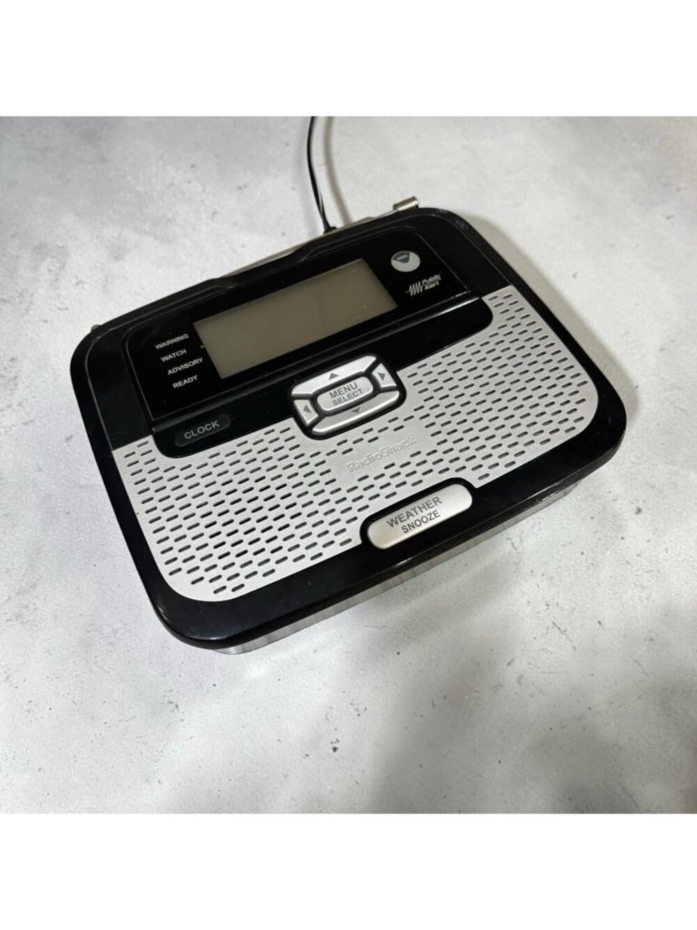 Midland Noaa Weather Radio Model WR-300 Public Alerts Grey Tested Working